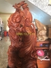 Tượng Đạt Ma Hàng Long, Gỗ Hương Gia Lai Cao 108cm rộng 50cm sâu 30cm