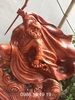 Tượng đạt ma quá hải gỗ hương Gia Lai, Cao 68cm rộng 69cm sâu 20cm