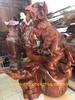 Tượng Dê Phong Thủy, Gỗ Hương Cao 106cm rộng 80cm sâu 60cm