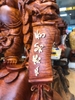 Tượng Di Lặc Gỗ Nu Hương Vân Chun Chớp Rất Đẹp Cao 86cm Rộng $8cm Sau 30cm