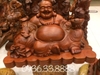 Tượng di lặc xoài gỗ hương gia lai, Cao 40cm rộng 60cm sâu 40cm nặng 32kg