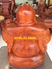 Tượng di lặc gỗ hương, cao 30cm rộng 30cm sâu 28cm