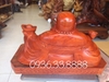 Tượng di lặc gỗ hương, Cao 36cm rộng 60cm sâu 33cm nặng 25kg