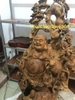 Tượng Di Lặc Gỗ Ngọc Am Hoáng Su Phì, Nguyên Khối Cao 1m rộng 60cm sâu 50cm