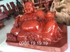 Tượng Di Lặc Thần Tài Gỗ Hương, Cao 38cm rộng 60cm sâu 33cm