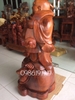 Tượng Di lặc gỗ hương krongpa Gia Lai nguyên khối cao 1m rộng 58cm sâu 50cm nặng 99kg
