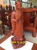 Tượng khổng minh gỗ hương gia lai, cao 81cm rộng 32cm ssau 23cm nặng 14kg 