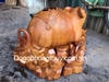 Tượng Chuột phong thủy gỗ Nu hương, cao 38cm rộng 50cm sâu 30cm