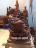 Tượng phật di lặc ngồi đài sen, Cao 70cm rộng 56cm sâu 56cm