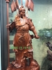Tượng Quan Công Gỗ Hương, Cao 80cm Rộng 28cm Sâu 23cm