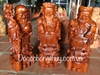 Tượng tam đa - phúc lộc thọ gỗ hương gia lai nguyên khối