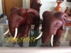 Tượng voi phong thủy gỗ Hương, cao 20cm rộng 40cm sâu 20cm