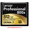 Thẻ nhớ 512GB CF Lexar Professional 800X 120M/s