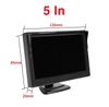 Bộ màn hình và cam lùi xe tải giá rẻ gắn taplo màn 4.3 In, 5 In điện 12-24V