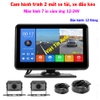 Bộ camera giám sát hành trình 2 mắt màn hình 7 In cảm ứng cho xe tải xe đầu kéo xe khách