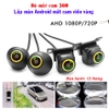 Bộ 4 mắt camera 360 lắp cho màn Android, bộ camera 360 giá rẻ