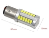 Bộ 02 bóng đèn  Ô tô xe máy Led 1156  ánh sáng trắng