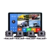 Bộ camera giám sát hành trình 360 xe tải, xe đầu kéo ghi hình 4 mắt -  Màn hình 10,1 In 4  Cam AHD