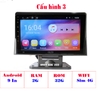 Bộ Màn hình gắn taplo  cho xe tải, xe khách xe Contener gắn taplo xoay 360 độ  Android 10 In nguồn điện 12-24V
