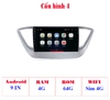 Màn Hình 9 Inch Huyndai Accent 2017-2019 có GPS dẫn đường, điều khiển ra lệnh bằng giọng nói