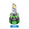 Bộ 2 đèn led siêu sáng K22 cho Ô tô chân H1, H4, H7, H11, 9005,9006