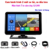 Bộ camera giám sát hành trình 2 mắt màn hình 7 In cảm ứng cho xe tải xe đầu kéo xe khách