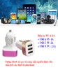 Tẩu sạc xe hơi 3 USB 5V-2.1A