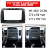 Mặt dưỡng lắp màn hình 7 Inc xe Toyota Prado , Land cruiser 2002-2009
