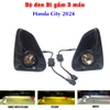 Bộ đèn Bi gầm 3 màu cho xe Honda city 2024 ,  đèn gầm xe Honda city 2024 kèm dưỡng bắt zin
