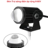 Đèn trợ sáng mini 2 màu Trắng, Vàng lắp Ô tô xe máy điện áp rộng 8-80V