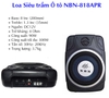Loa siêu trầm gầm ghế Ô tô NBN-818
