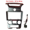 Bộ Mặt dưỡng màn hình 9 In Kia Carens 2007-2011 Kèm rắc nguồn Zin