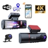 Camera giám sát hành trình ghi hình đồng thời 3 mắt 4K + 1080P + 1080P trước + trong + sau xe  Mẫu E3
