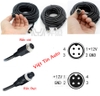 Dây tín hiệu camera chuẩn hàng không 4 Chân ren xoáy