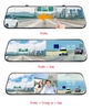 Camera giám sát hành trình gương, Cam hành trình 3 mắt kết nối WIFI