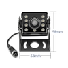Bộ mắt camera lùi AHD cho xe đầu kéo, xe Container dây 8m lò xo + 8m +20m lắp cho màn Android