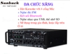 Ampli Karaoke Mini  Sunbuck TAV- 326BT 4 cổng Mic đa năng nguồn AC 220v hoặc DC 12V
