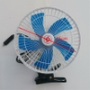 Quạt Kẹp Ô Tô 12v 24v Xoay 360 Độ Có Đảo Chiều 10 inch 5 Cánh