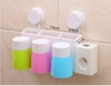 Bộ nhả kem đánh răng tự động, kẹp bàn chải & 3 cốc hít chân không