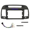 Mặt dưỡng lắp màn hình 9 Inc xe Toyota Camry 2002-2006  Kèm rắc nguồn - Mầu đen