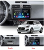 Màn hình Android 10 In Suzuki Swift  có GPS dẫn đường điều khiển ra lệnh bằng giọng nói 2003 -2010