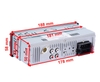 Bộ Đầu nghe nhạc  kiêm Đài FM cho Ô tô kèm điều khiển gắn vô lăng RK-538