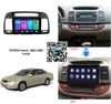 Mặt dưỡng lắp màn hình 9 Inc xe Toyota Camry 2002-2006  Kèm rắc nguồn - Mầu đen