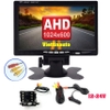 Màn hình và camera lùi xe tải AHD, Camera lùi xe tải 12V-24V  kèm tẩu nguồn