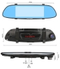 Camera giám sát hành trình Tích hợp Camera lùi gắn gương chiếu hậu Màn hình 7 In cảm  ứng C700  Tiếng Việt