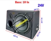 Loa siêu trầm xe tải, Loa trầm xe hơi, Loa Sub, Loa trầm hình thang  24V ZCZQ