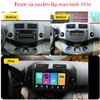 Mặt dưỡng 10 In Toyota RAV4 2007-2011 + Rắc nguồn