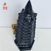 Tháp Văn Xương đá Obsidian Đen 21cm