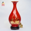 Bình Tỳ Bà Hút Lộc Gốm Sứ Đỏ Vẽ Thuận Buồm Xuôi Gió