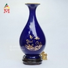 Bình Tỳ Bà Hút Lộc Gốm Sứ Xanh Tím Vẽ Mã Đáo Thành Công